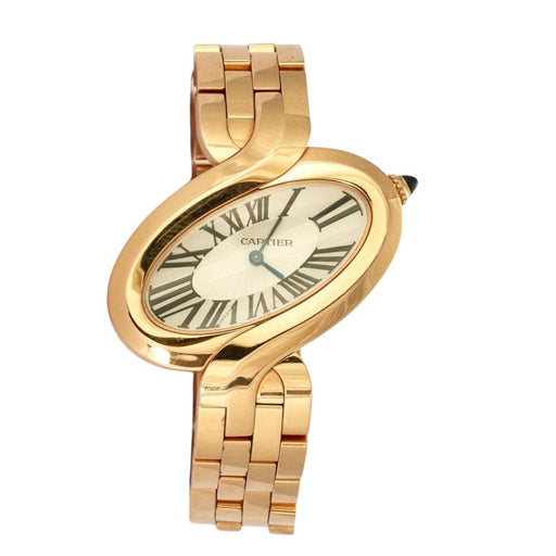Watch CARTIER Watch - DELICES Rose gold 58 Facettes DV0561-1