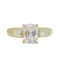 Bague 55 Bague diamant coussin 2cts 58 Facettes 32374