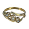 Bague 55 Bague Or jaune, perles fines 58 Facettes