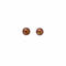 Boucles d'oreilles Puces d'oreilles perles chocolat 58 Facettes