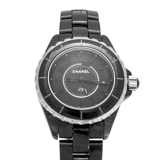 CHANEL watch - J12 - Black ceramic 58 Facettes DV0500-2
