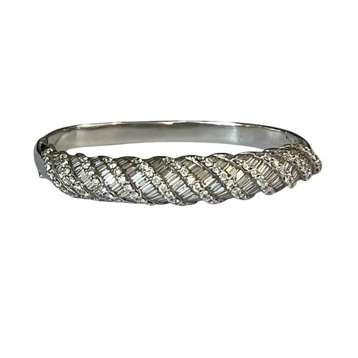 Bracelet Bracelet Or Gris Diamants 6ct 58 Facettes LOT 4597