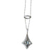 Art Deco Aquamarine and Diamond Necklace 58 Facettes