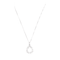 Collier Collier - Pendentif goutte en or blanc 750 et diamant taille brillant 58 Facettes 35216