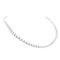 Collier Collier rivière or blanc et diamants. 58 Facettes 34933