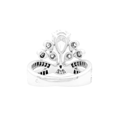 Bague 48 Chaumet Joséphine Aigrette Impériale - Bague en platine et diamants 58 Facettes 35032