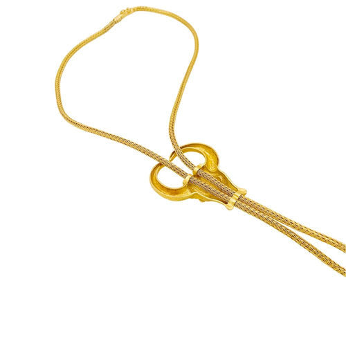 Collier Ilias Lalaounis « Taureau » - Collier en or jaune 750 58 Facettes 34905