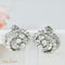 Boucles d'oreilles Clips d’oreilles - 950 platine et diamants 5,60 ct 58 Facettes 1843