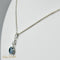 Collier Collier en or blanc 750 avec aquamarine et diamants 58 Facettes 2139