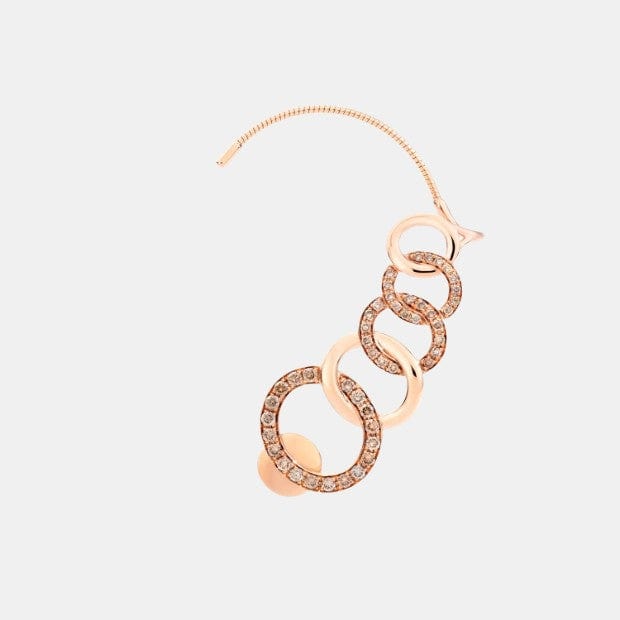 Boucles d'oreilles Brera Or rose Diamant 1ct