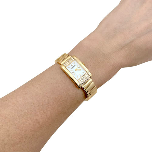 Montre Boucheron Reflet Icare - Montre en or jaune sertie de diamants 58 Facettes 35020