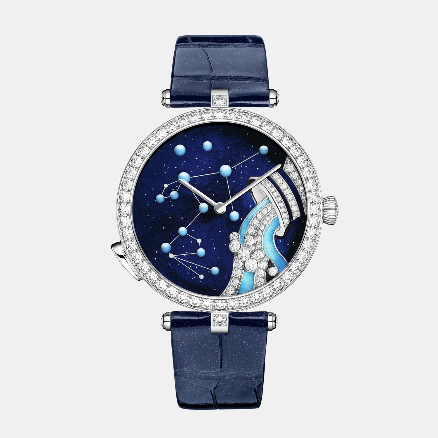 Montre Zodiaque Or blanc Diamant 6.91ct