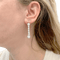 Boucles d'oreilles Boucles d’oreilles pendantes en or blanc 750 et diamants 58 Facettes 34756