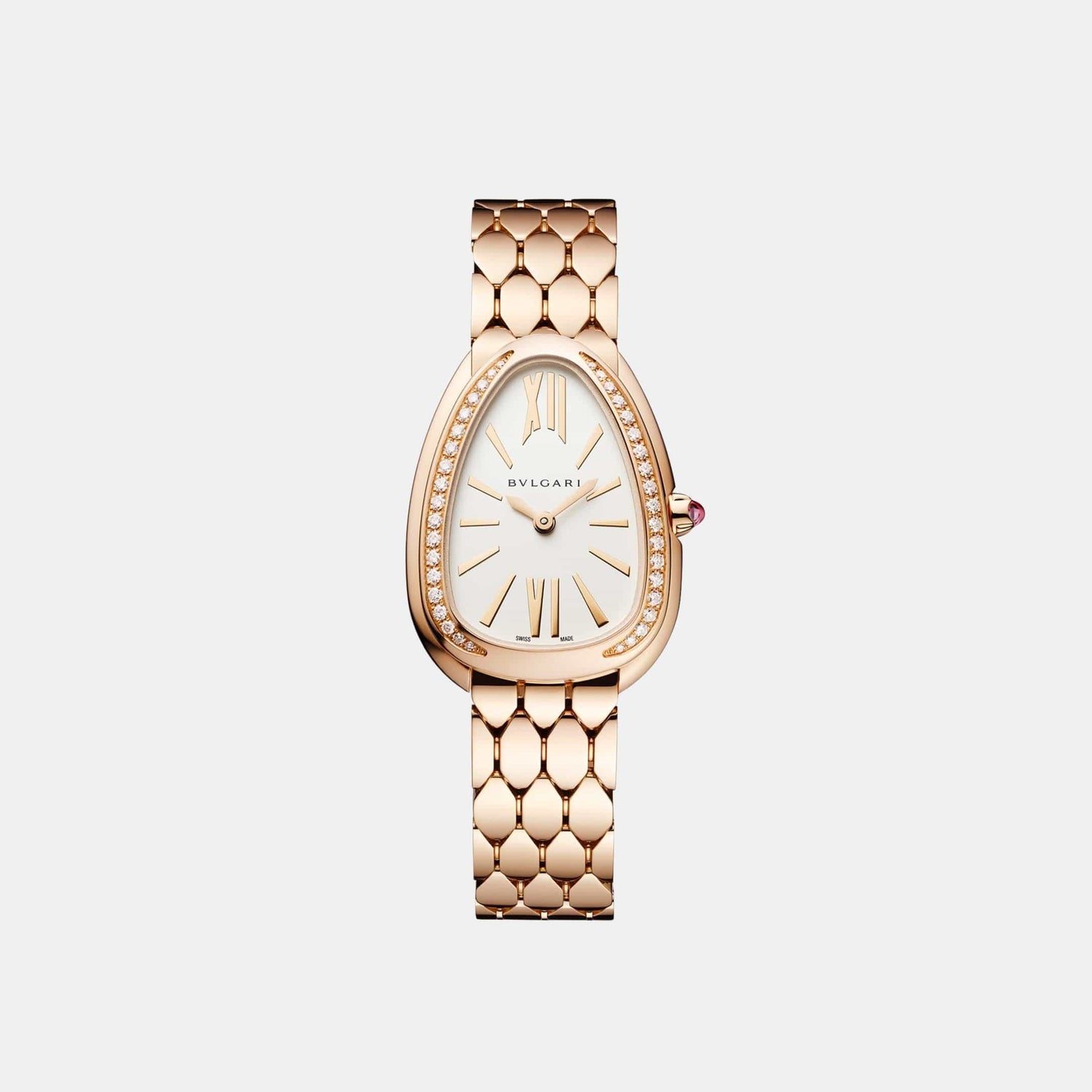 Montre Serpenti Or rose Diamant