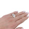Bague 51 Cartier Love - Bague en or blanc avec diamants 58 Facettes 32395