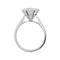Bague 50 Solitaire - Bague en platine et or blanc avec diamant 2,30 ct 58 Facettes 32182