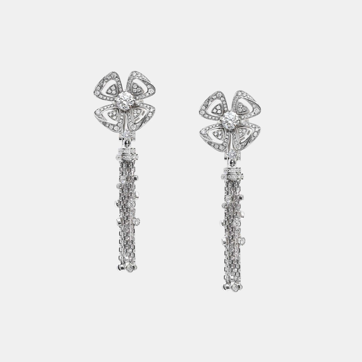 Boucles d'oreilles Fiorever Or blanc Diamant 1.52ct