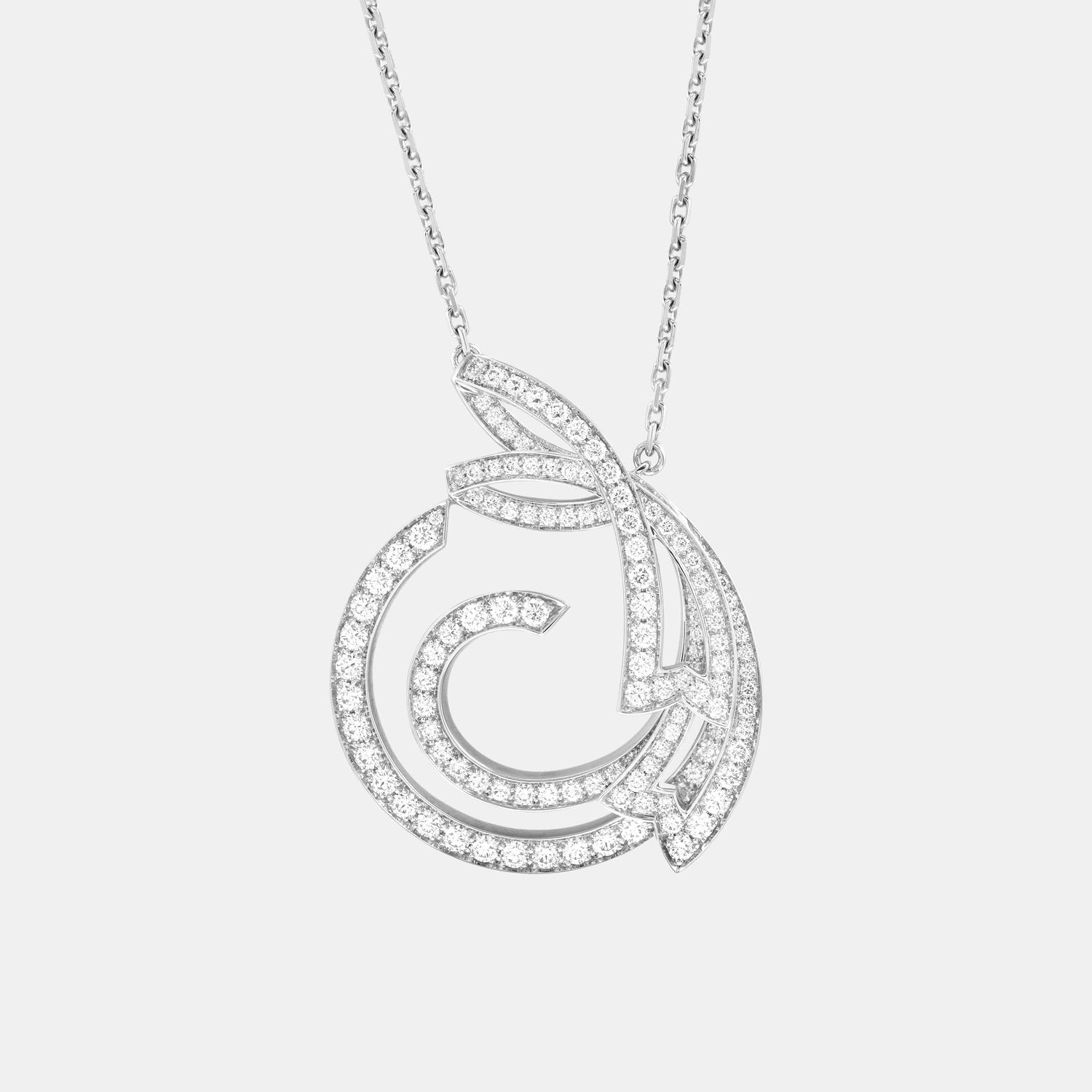 Pendentif Contes d'Hiver Or blanc Diamant 1.99ct