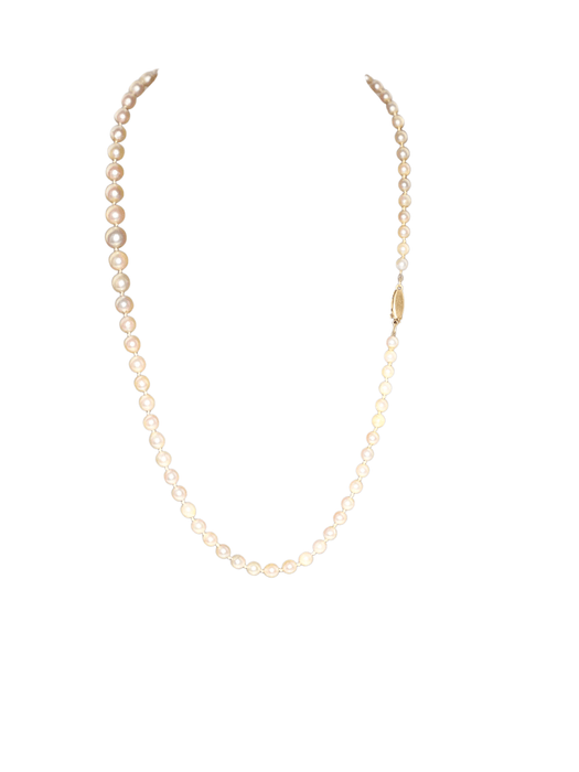 Collier Collier 73 Perles De Culture Akoya Fermoir Or 58 Facettes