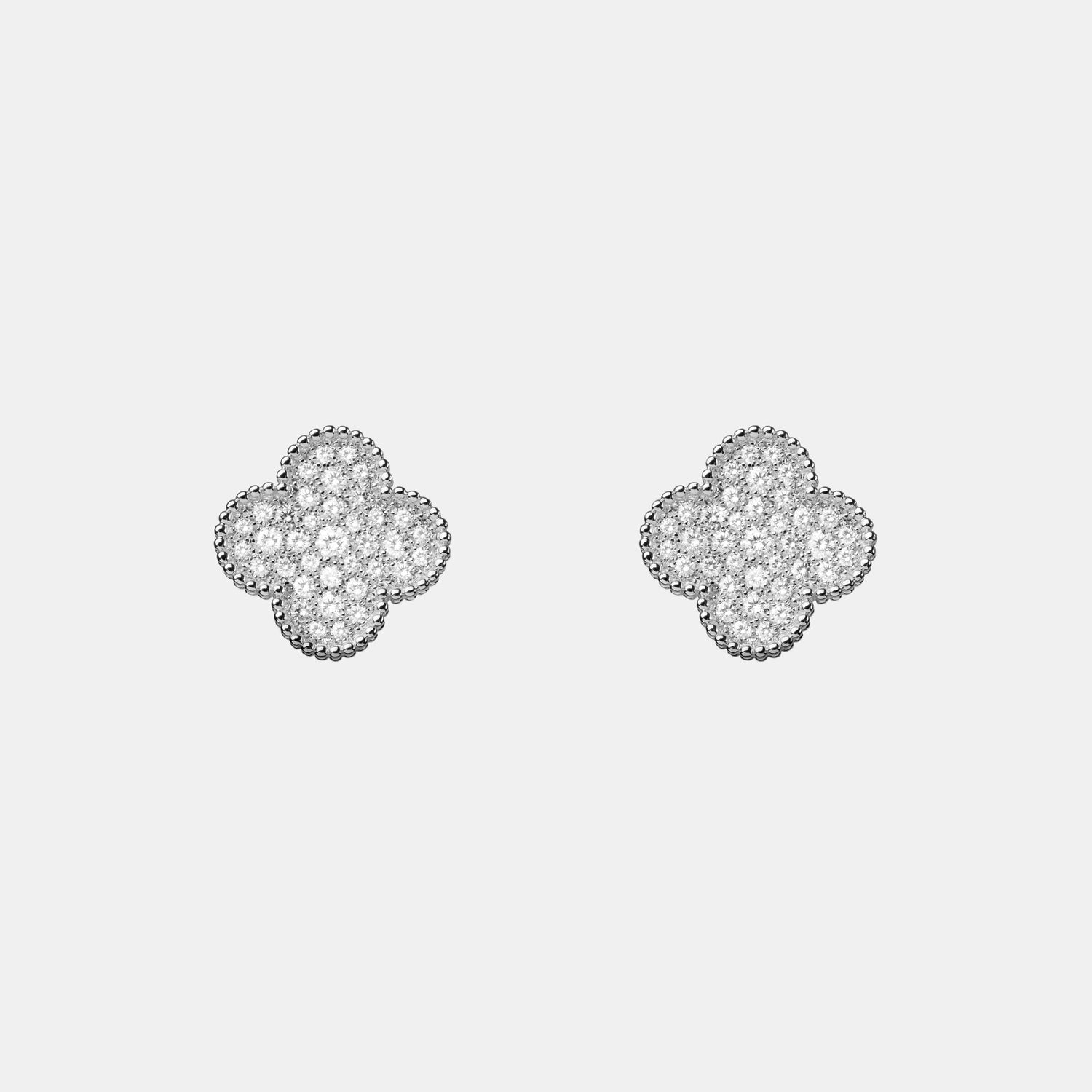 Boucles d'oreilles Magic Alhambra Or blanc Diamant 2.14ct