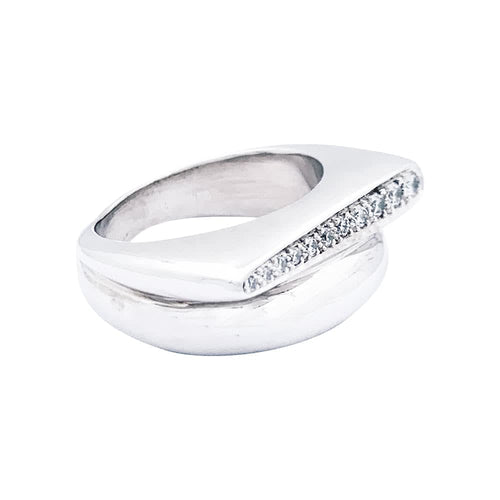 Bague 51 Fred Success - Bague en or blanc et diamants 58 Facettes 33441