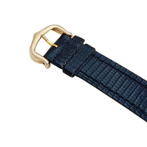 Montre Cartier Tank Must - Montre en argent 925 plaqué or, cadran laqué noir 58 Facettes 34323