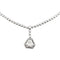 Collier Collier cravate rivière en or blanc 750 serti de diamants 58 Facettes 25379