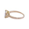 Bague 53 Bague solitaire en or rose 18K avec diamant 1,56 ct 58 Facettes 32362