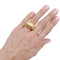 Bague 52 Dior Poulette - Bague bombée en or jaune sertie de diamants 58 Facettes 32983