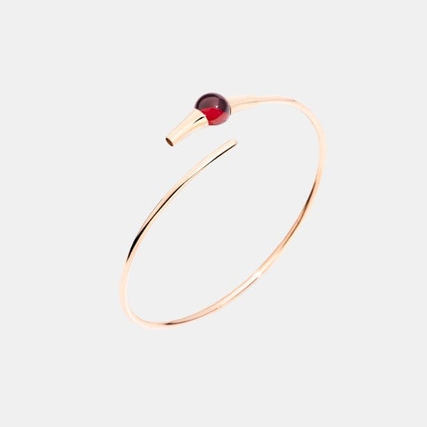 Bracelet M'Ama Non M'Ama Or rose Grenat 2ct