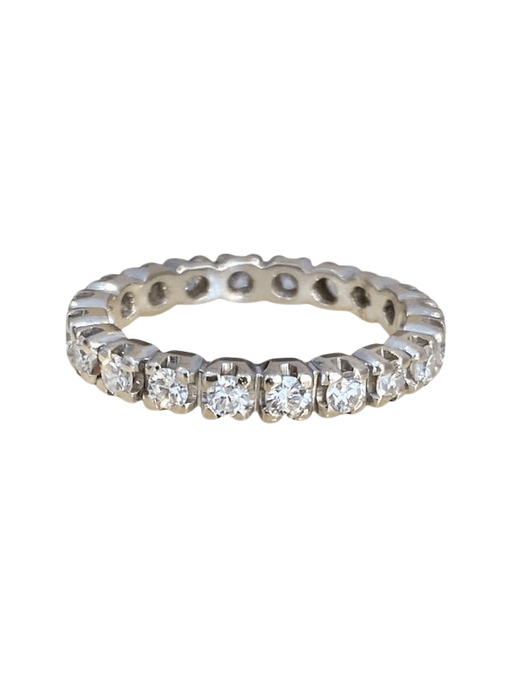 Ring 51 American Alliance Ring in white gold and diamonds 58 Facettes