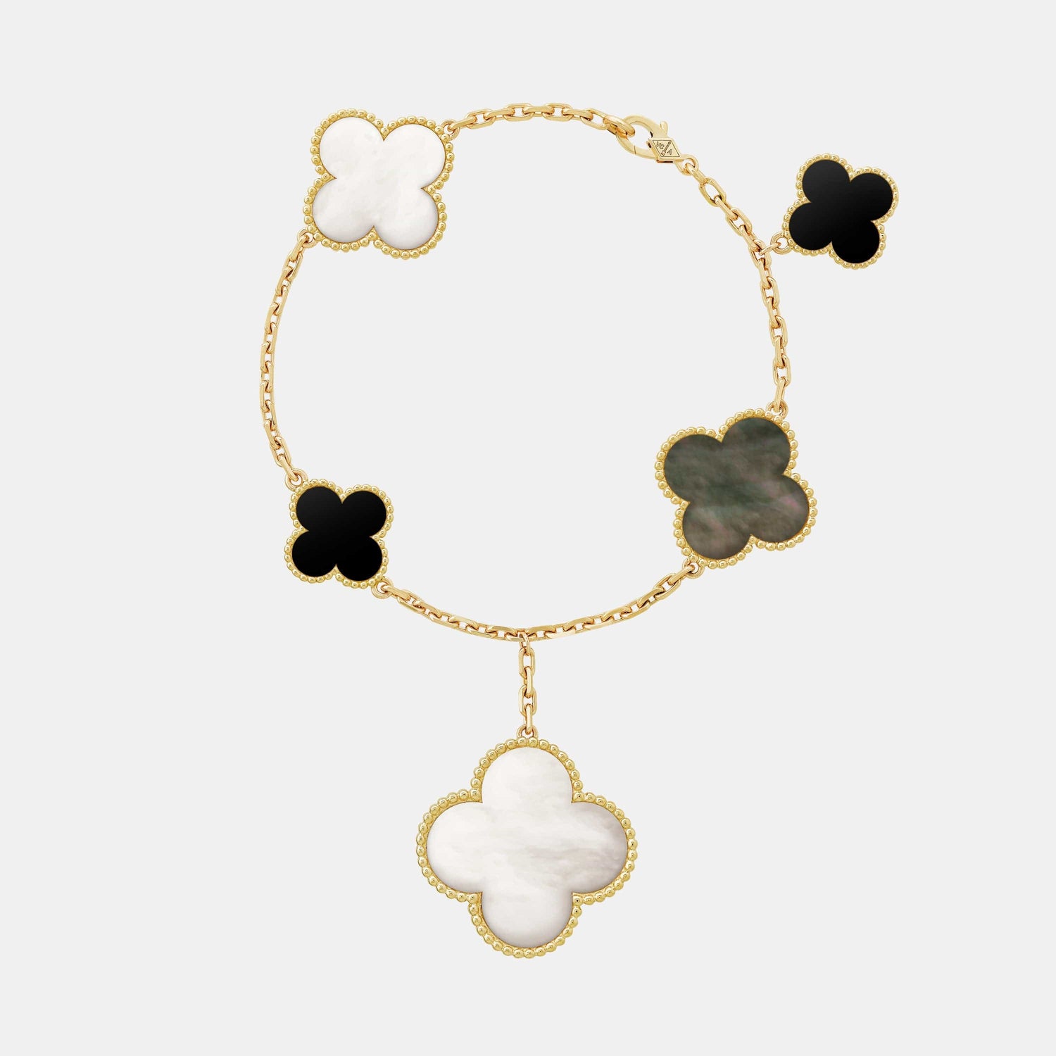 Bracelet Magic Alhambra Or jaune Mixte 5 motifs