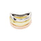 Bague 54 Dinh Van - Bague trois anneaux en or blanc, jaune et rose 58 Facettes 35259