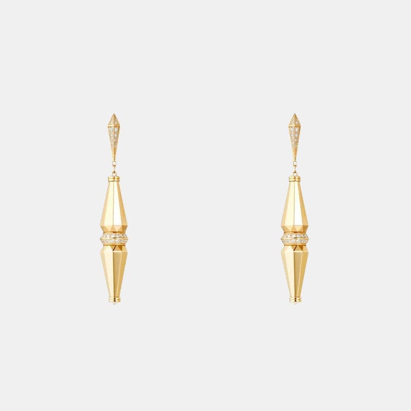 Boucles d'oreilles Jack de Boucheron Or jaune Diamant 0.64ct