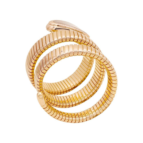 Montre Bulgari Serpenti Tubogas - Montre en or rose et diamants 58 Facettes 34807
