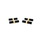 Boutons de manchette Boucheron - Boutons de manchette en or jaune et onyx 58 Facettes 35247
