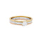 Bague 51 Cartier Vendôme Louis Cartier - Bague solitaire en trois ors 750 et diamant 58 Facettes 34963