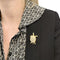 Broche Cartier Tortue - Broche vintage en or jaune, platine, diamants et saphirs 58 Facettes 33394