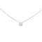 Collier Collier solitaire diamant taille brillant en or blanc 750 58 Facettes 31713