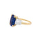 Bague 56 Bague saphir 5,86 ct et diamants en or jaune et platine 58 Facettes 34920