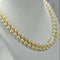 Collier Collier double rang de perles Akoya avec fermoir en or blanc et pierres 58 Facettes 2029