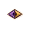 Bague 52 O.J. Perrin - Bague en or jaune avec citrine, améthyste et diamants 58 Facettes 34787