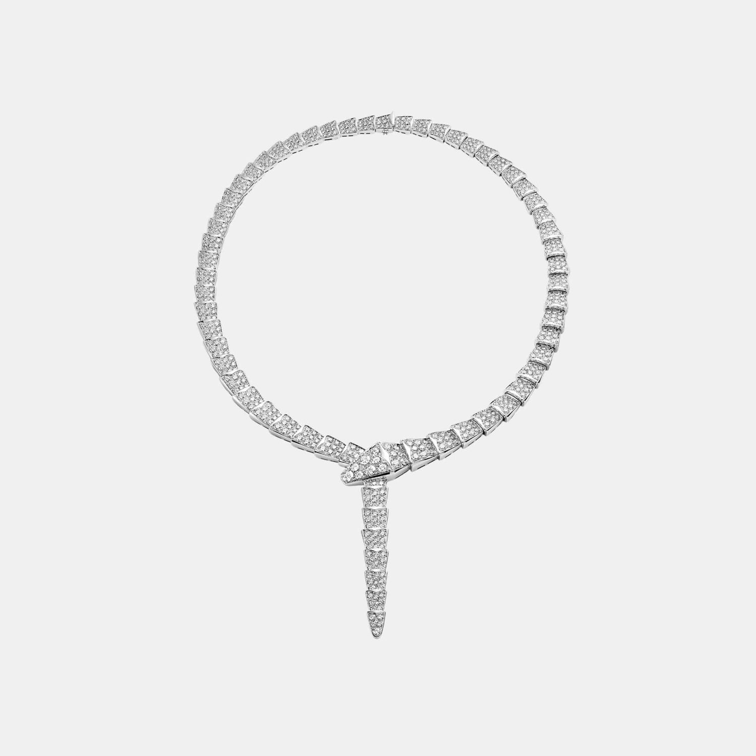 Collier Serpenti Or blanc Diamant 14.74ct