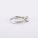 Ring 52 / White/Grey / 750‰ Gold Solitaire Diamond Ring 0.94 Carat 58 Facettes 120376R-210241R