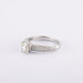 Ring 52 / White/Grey / 750‰ Gold Solitaire Diamond Ring 0.94 Carat 58 Facettes 120376R-210241R