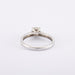 Ring 53 / White/Grey / 750 Gold Solitaire accompanied by Diamond 0.72 carat 58 Facettes 120377R-220105R