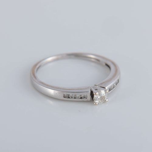 Bague 49 Bague Solitaire Diamant 0.10ct 58 Facettes 1