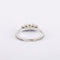 Bague 53 / Blanc/Gris / Or 750 Bague Trilogie Diamants 58 Facettes 220012R