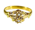 Bague 53 Bague or jaune et rose perles 58 Facettes AB180