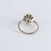 Ring 49 Marguerite Emerald and 10 Diamond Ring 58 Facettes FM65